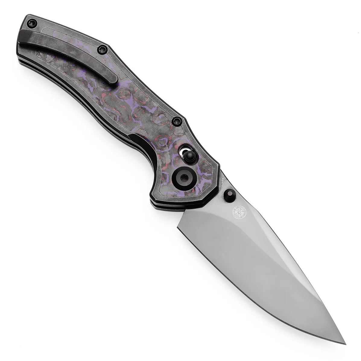 KANSEPT X WAR BLADES - APOLLO (Blackwash Titanium with Purple Haze Fatcarbon Inlay & Mirror DLC Blade)