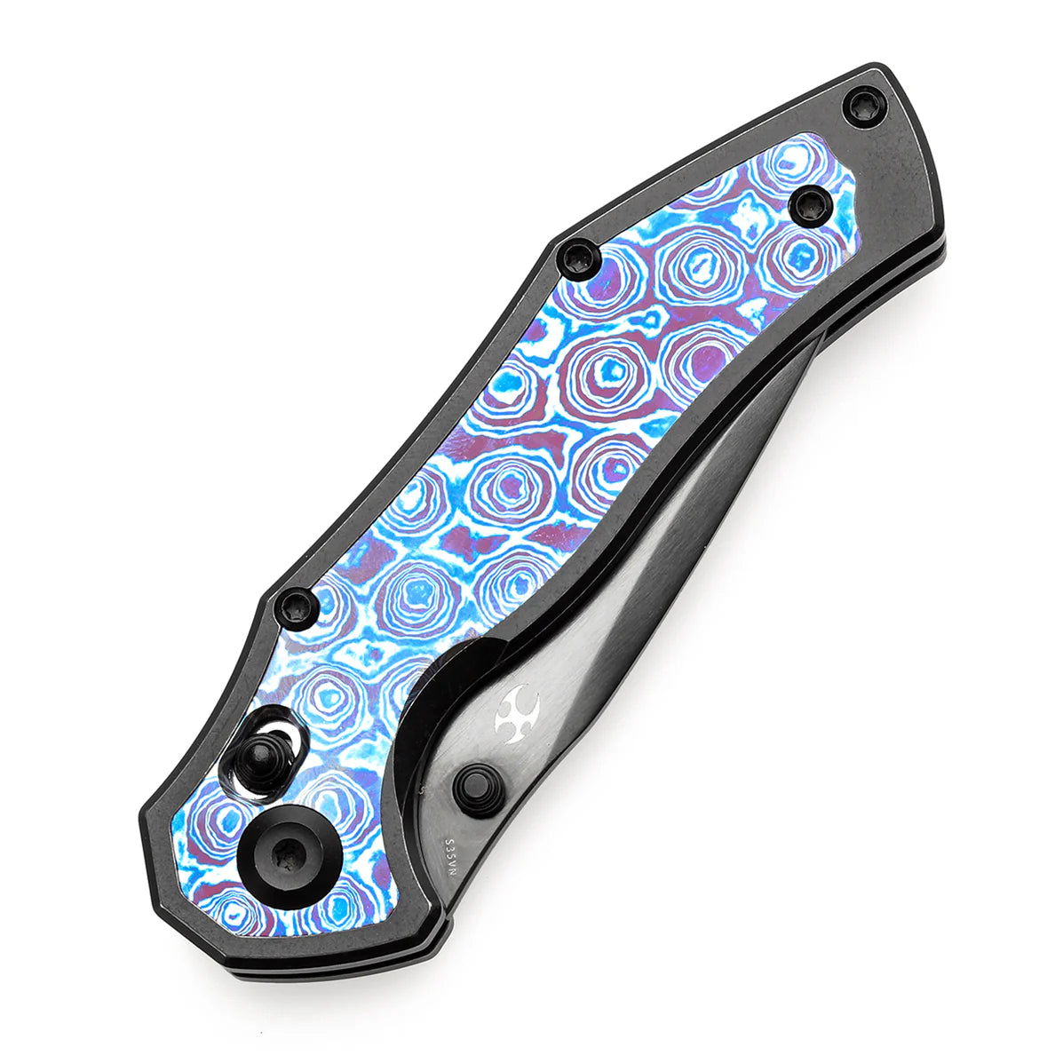 KANSEPT X WAR BLADES - APOLLO (Blackwash Titanium with Timascus Inlay)