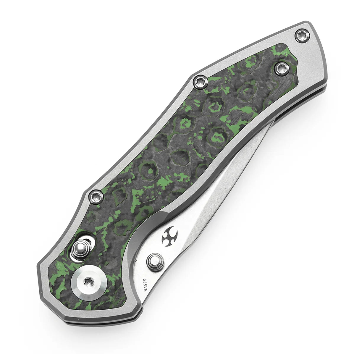 KANSEPT X WAR BLADES - APOLLO (Stonewashed Titanium with Jungle Wear Fatcarbon Inlay)