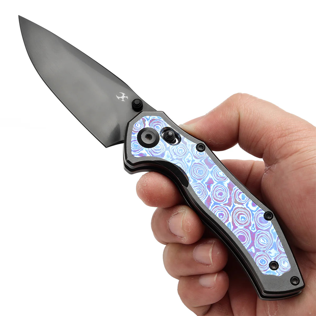 KANSEPT X WAR BLADES - APOLLO (Blackwash Titanium with Timascus Inlay)