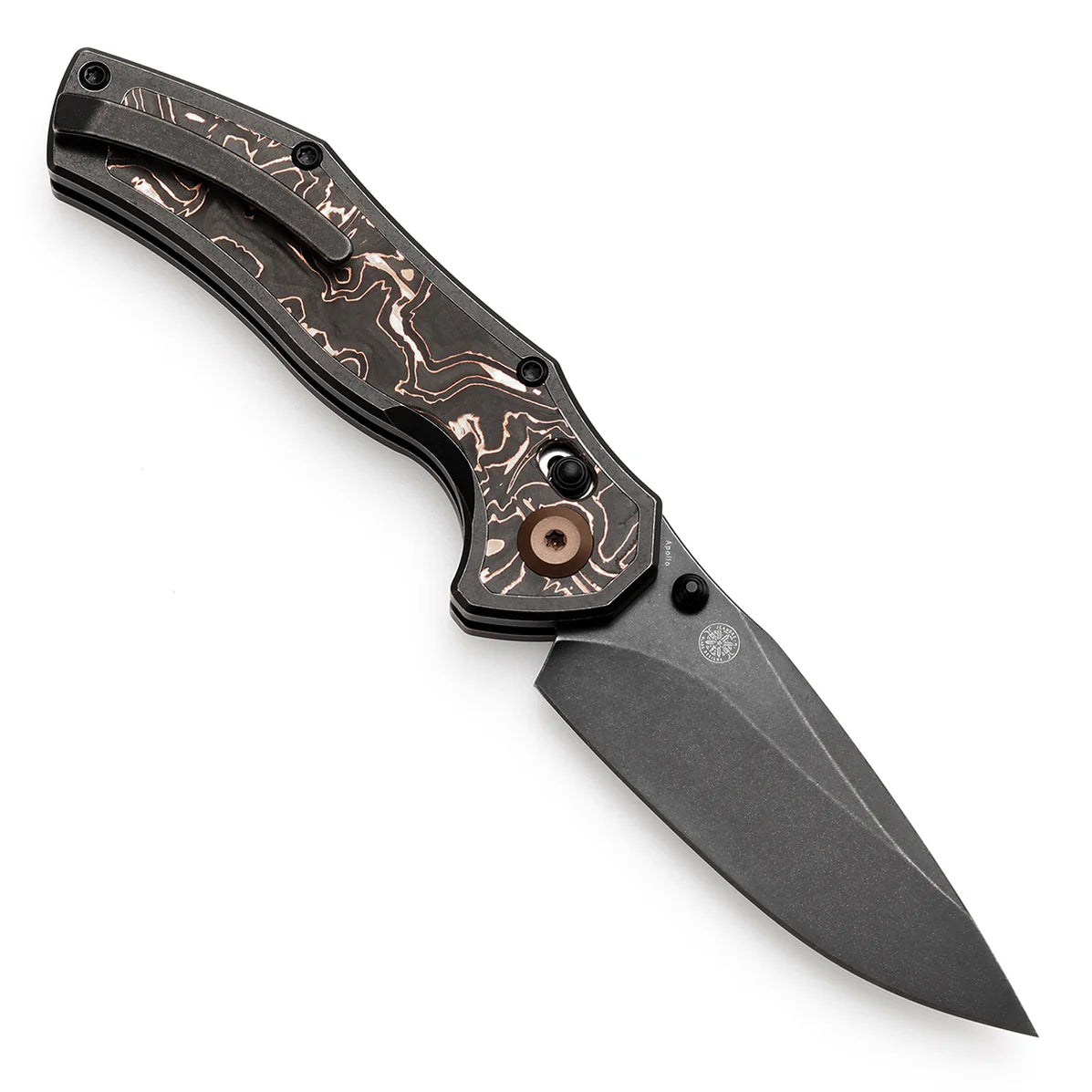 KANSEPT X WAR BLADES - APOLLO (Blackwash Titanium with Copper Carbon Fiber Inlay)