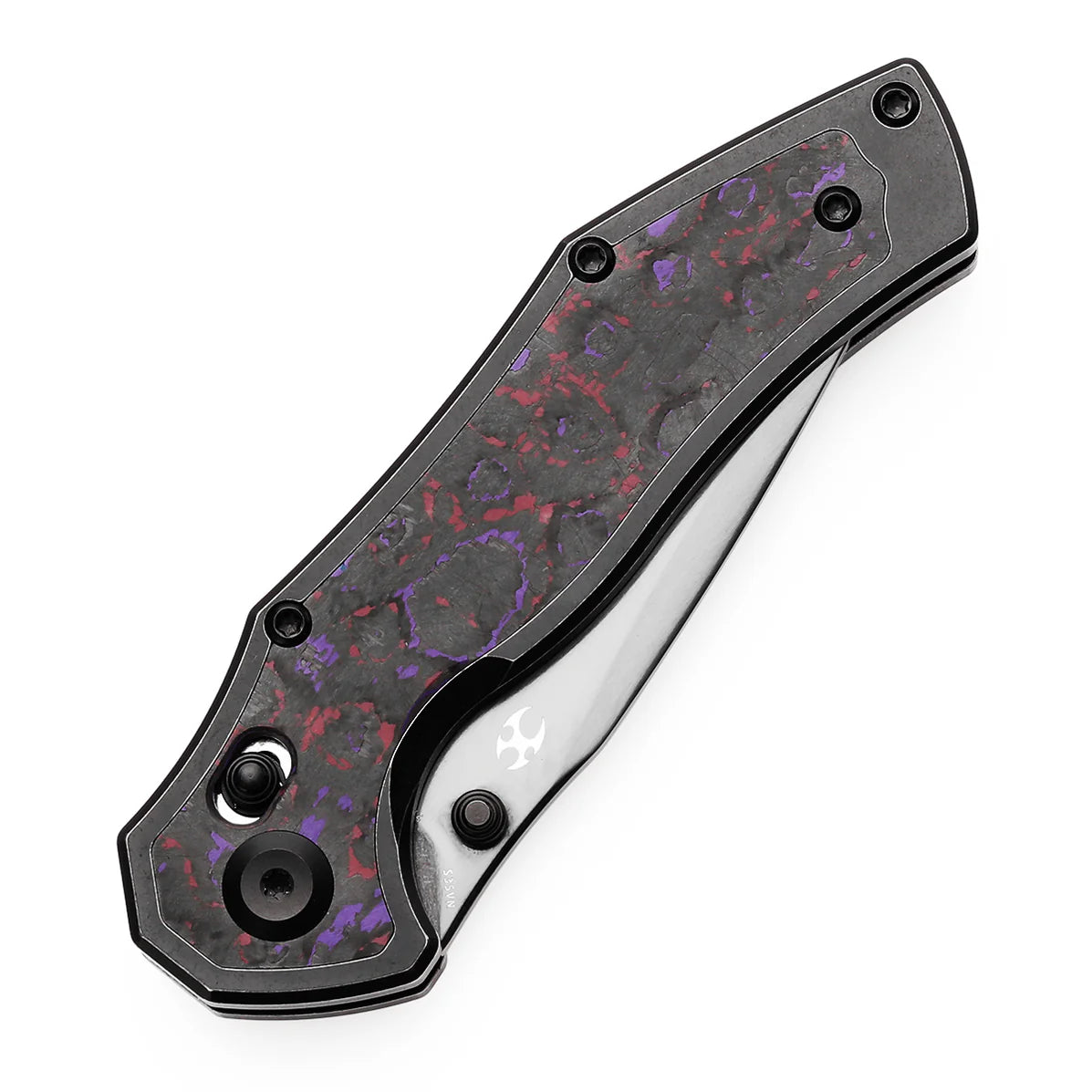 KANSEPT X WAR BLADES - APOLLO (Blackwash Titanium with Purple Haze Fatcarbon Inlay & Mirror DLC Blade)