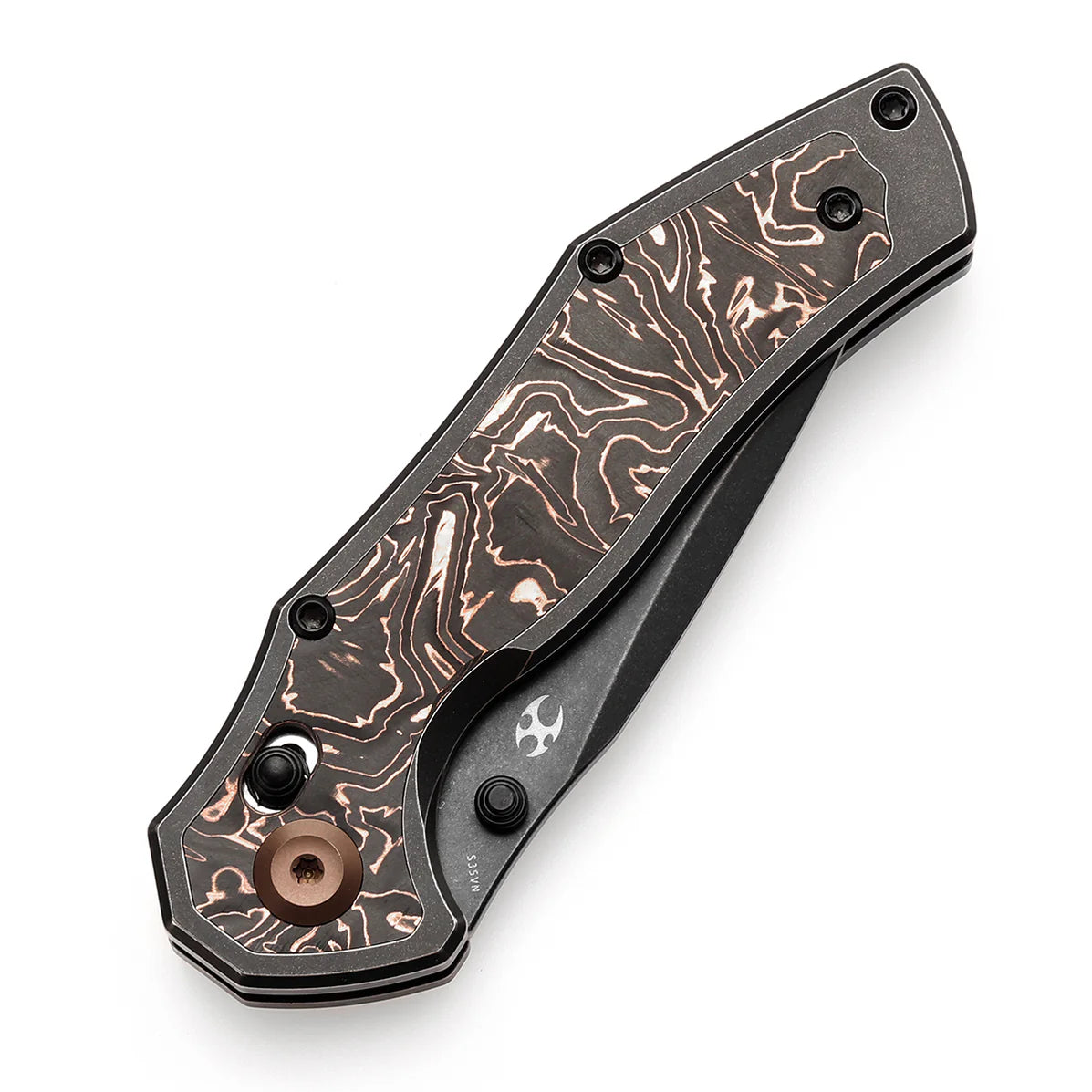 KANSEPT X WAR BLADES - APOLLO (Blackwash Titanium with Copper Carbon Fiber Inlay)