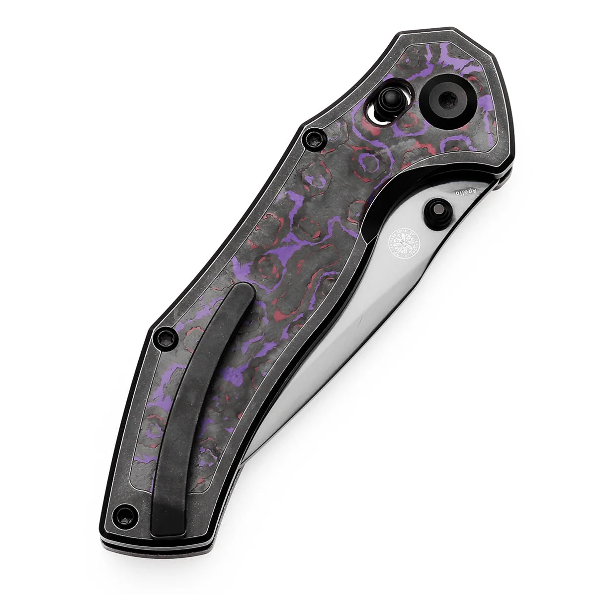 KANSEPT X WAR BLADES - APOLLO (Blackwash Titanium with Purple Haze Fatcarbon Inlay & Mirror DLC Blade)