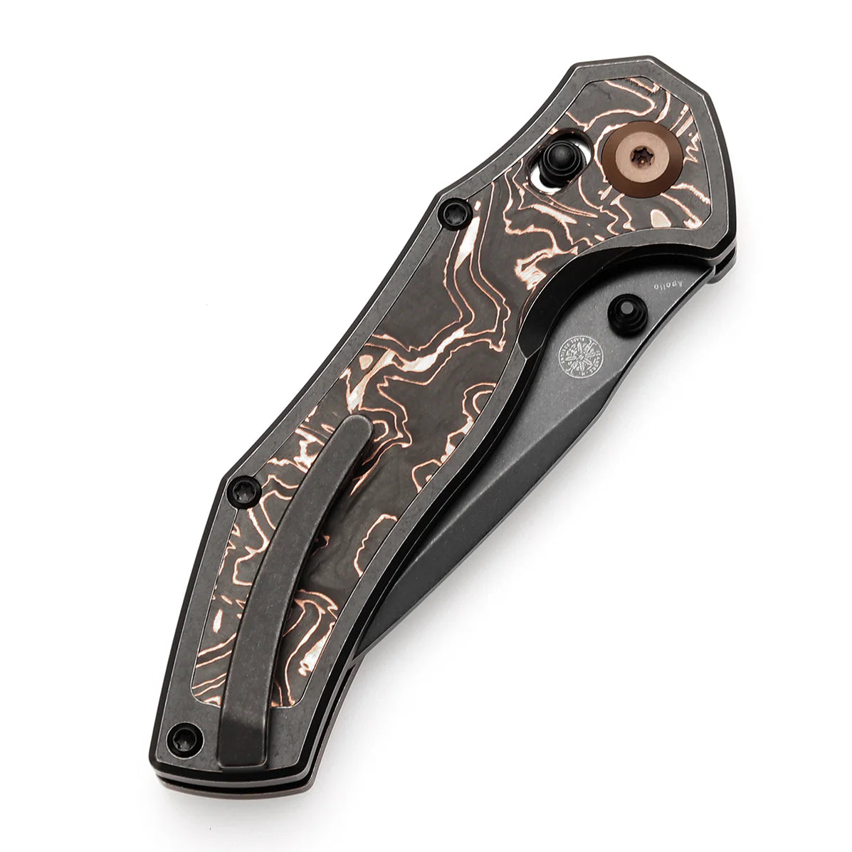 KANSEPT X WAR BLADES - APOLLO (Blackwash Titanium with Copper Carbon Fiber Inlay)